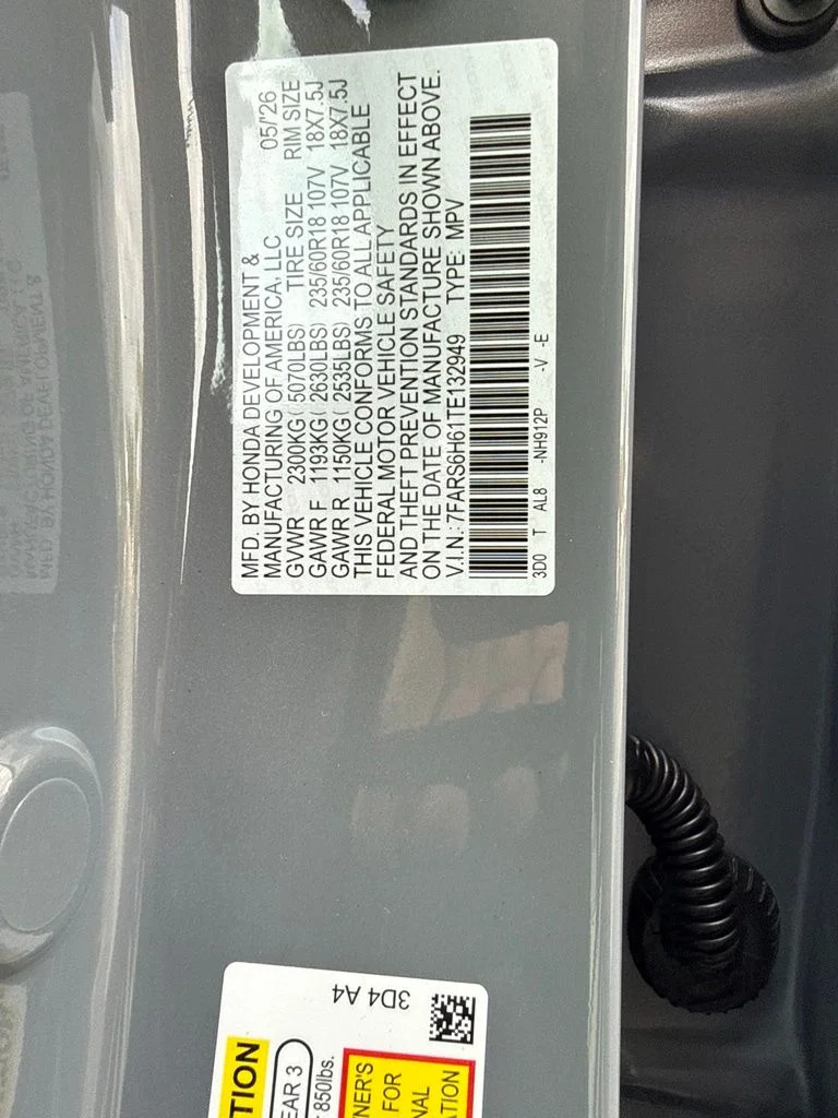 New 2026 Urban Gray Pearl Honda TrailSport image 23