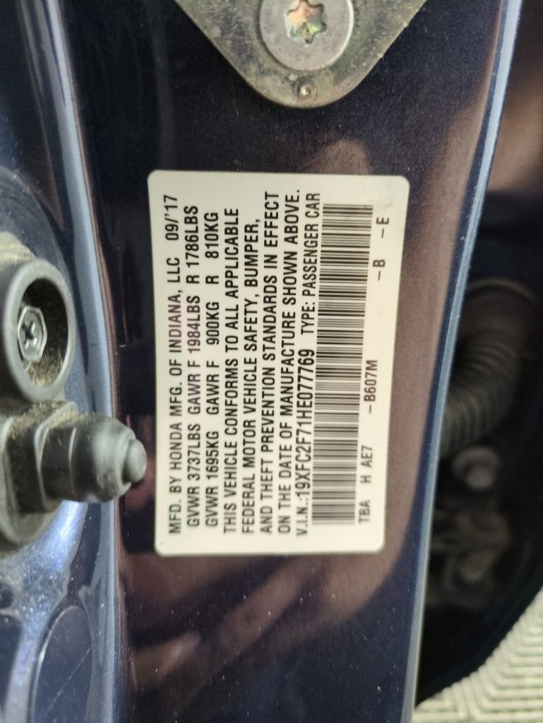 Used 2017 Cosmic Blue Metallic Honda EX image 29