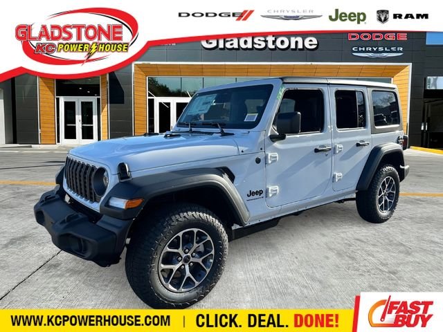 New 2026 Bright White Clear-Coat Exterior Paint Jeep Sport S image 1