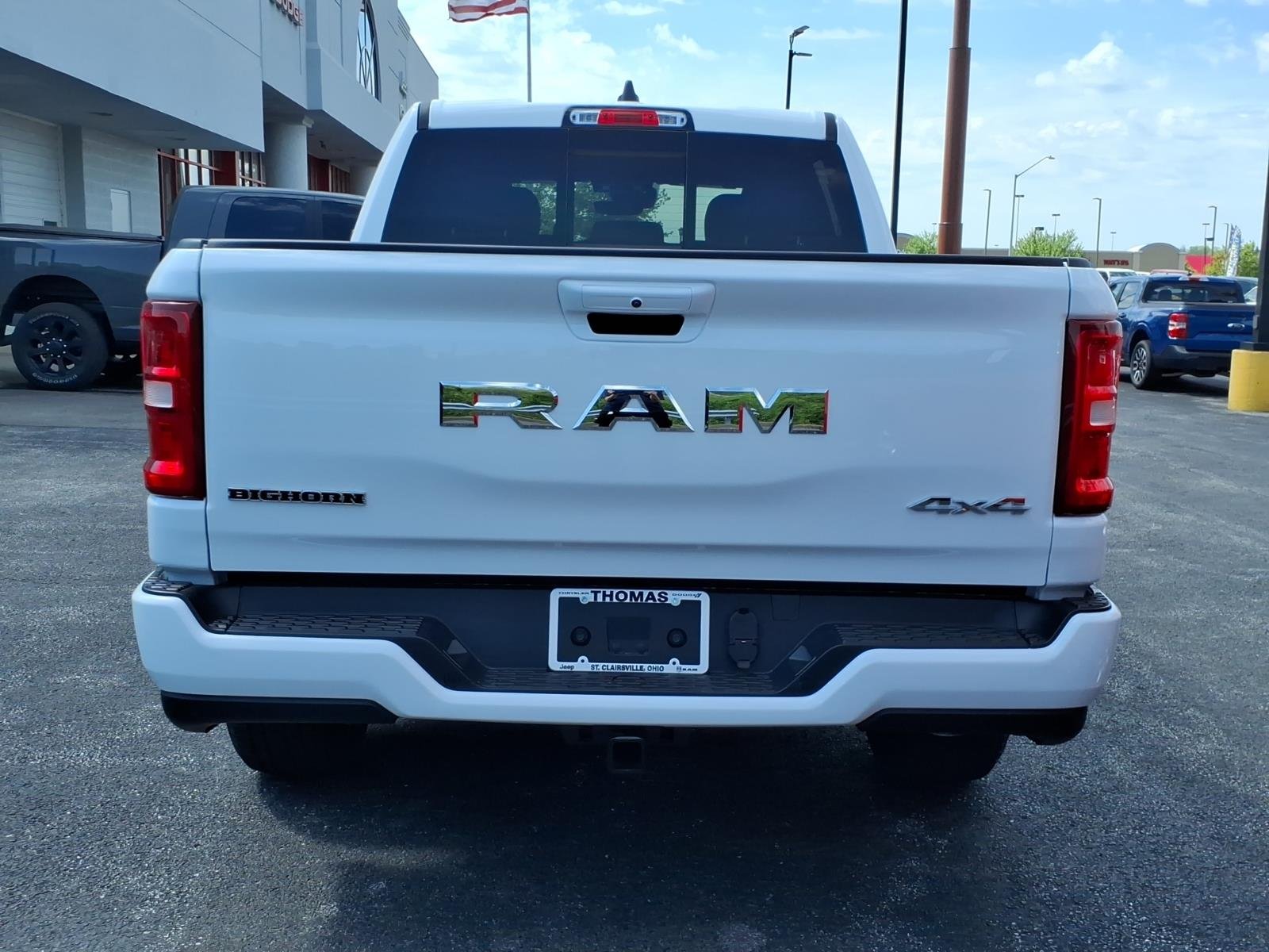 New 2026 Bright White Clear-Coat Exterior Paint RAM Big Horn image 3