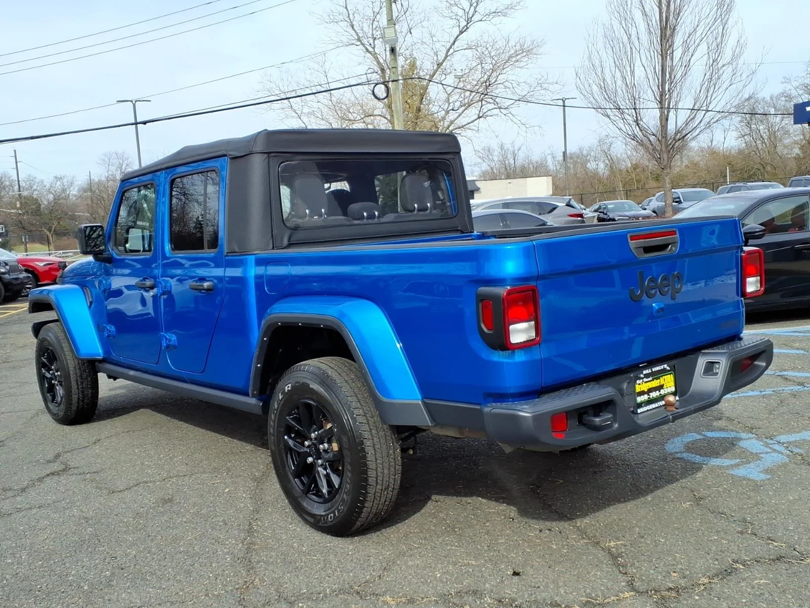 Used 2021 Hydro Blue Pearl Coat Jeep Sport S image 6