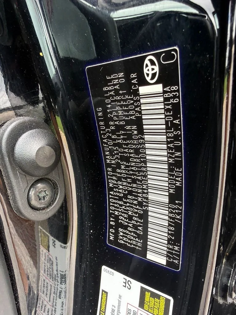 Used 2024 Black Toyota LE image 24