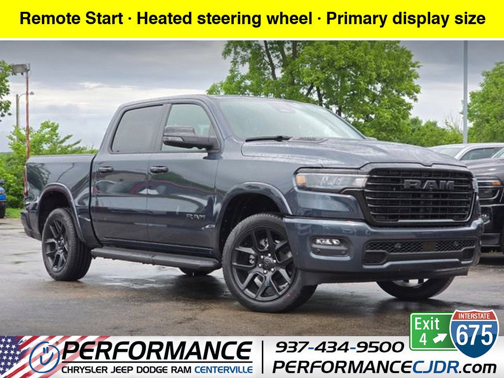 New 2026 Forged Blue Metallic Exterior Paint RAM Laramie image 1