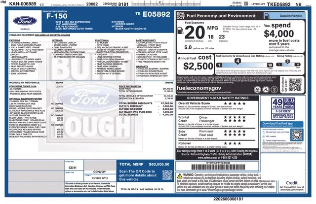 New 2026 Oxford White Ford XLT image 35