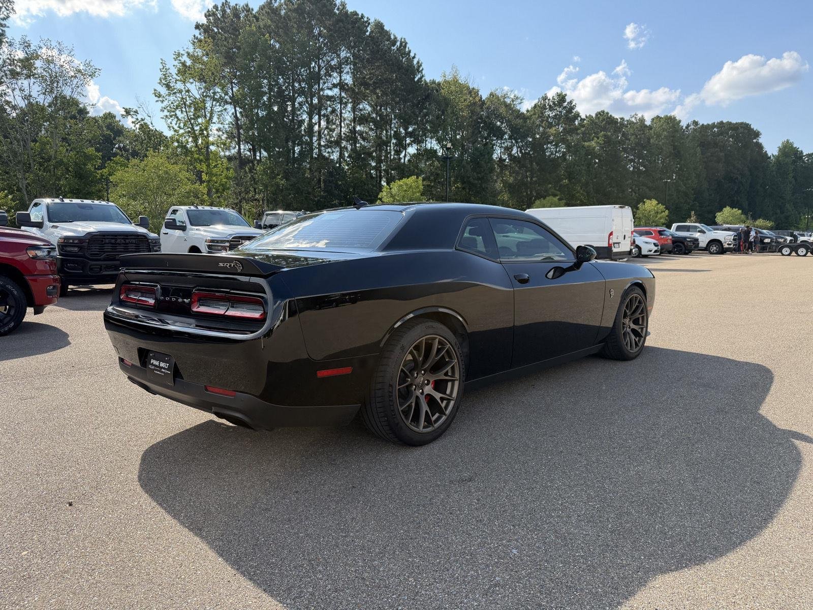 Used 2017 Pitch Black Clearcoat Dodge SRT Hellcat image 6