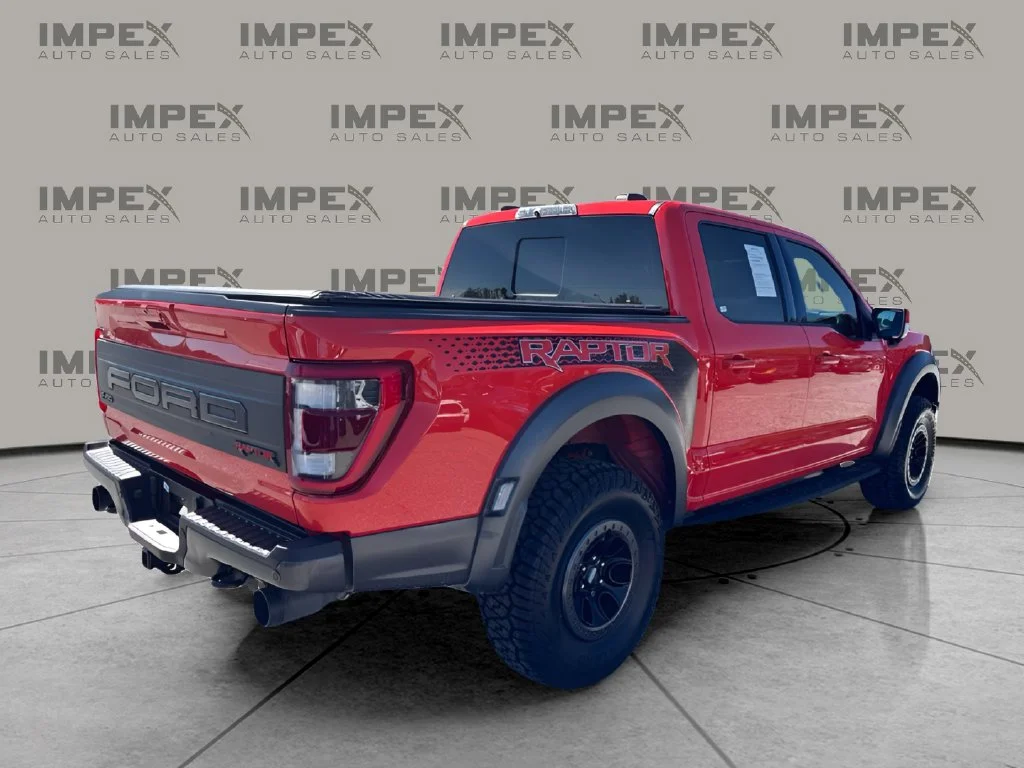 Used 2022 Orange Ford Raptor image 5