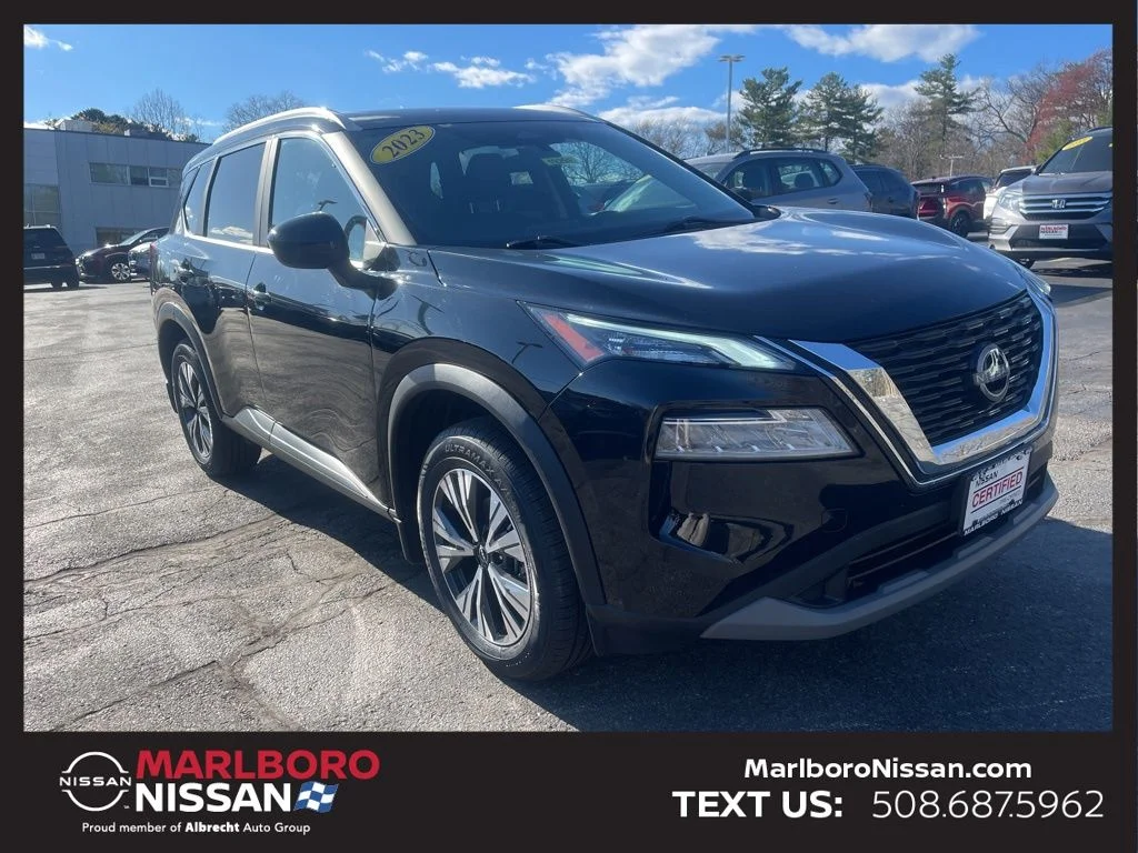 Certified Used 2023 Black Nissan SV image 1