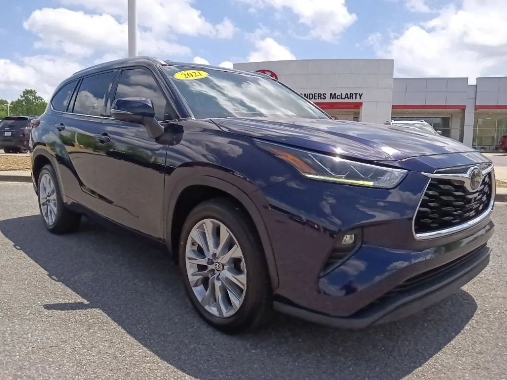 Used 2021 Blue Toyota Limited image 1