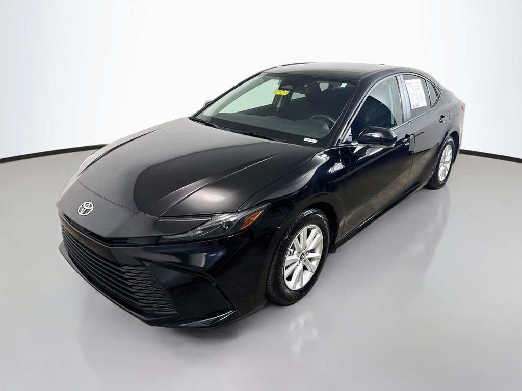 Used 2025 Midnight Black Metallic Toyota LE image 3