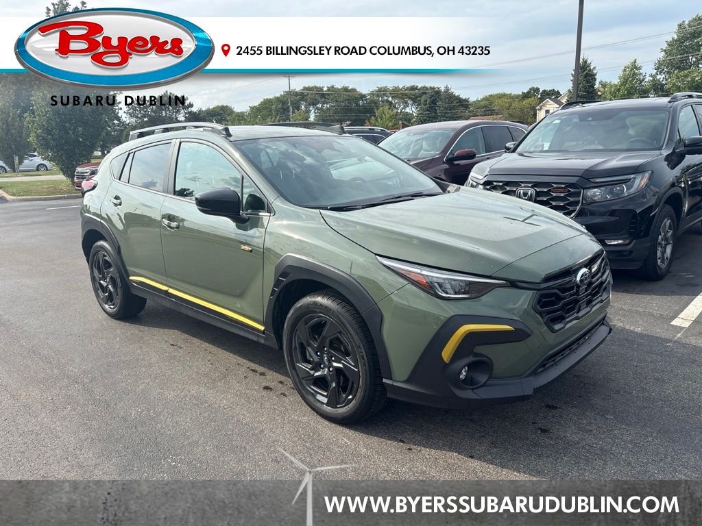 Certified Used 2024 Green Subaru Sport image 1