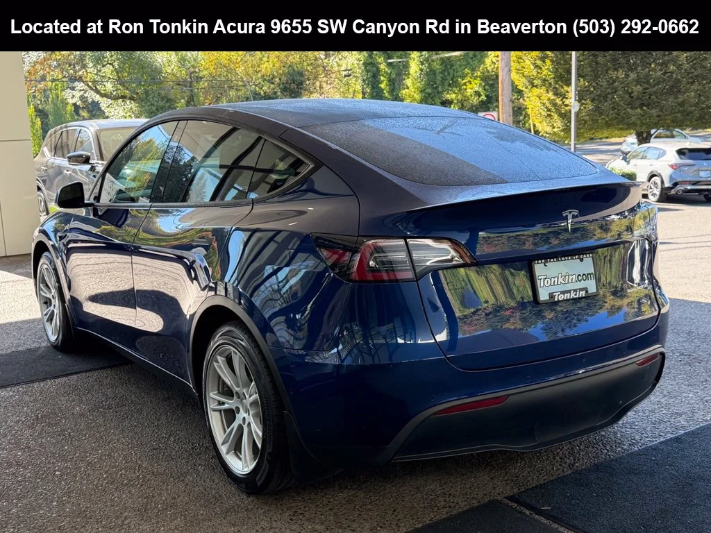 Used 2020 Deep Blue Metallic Tesla Long Range image 5