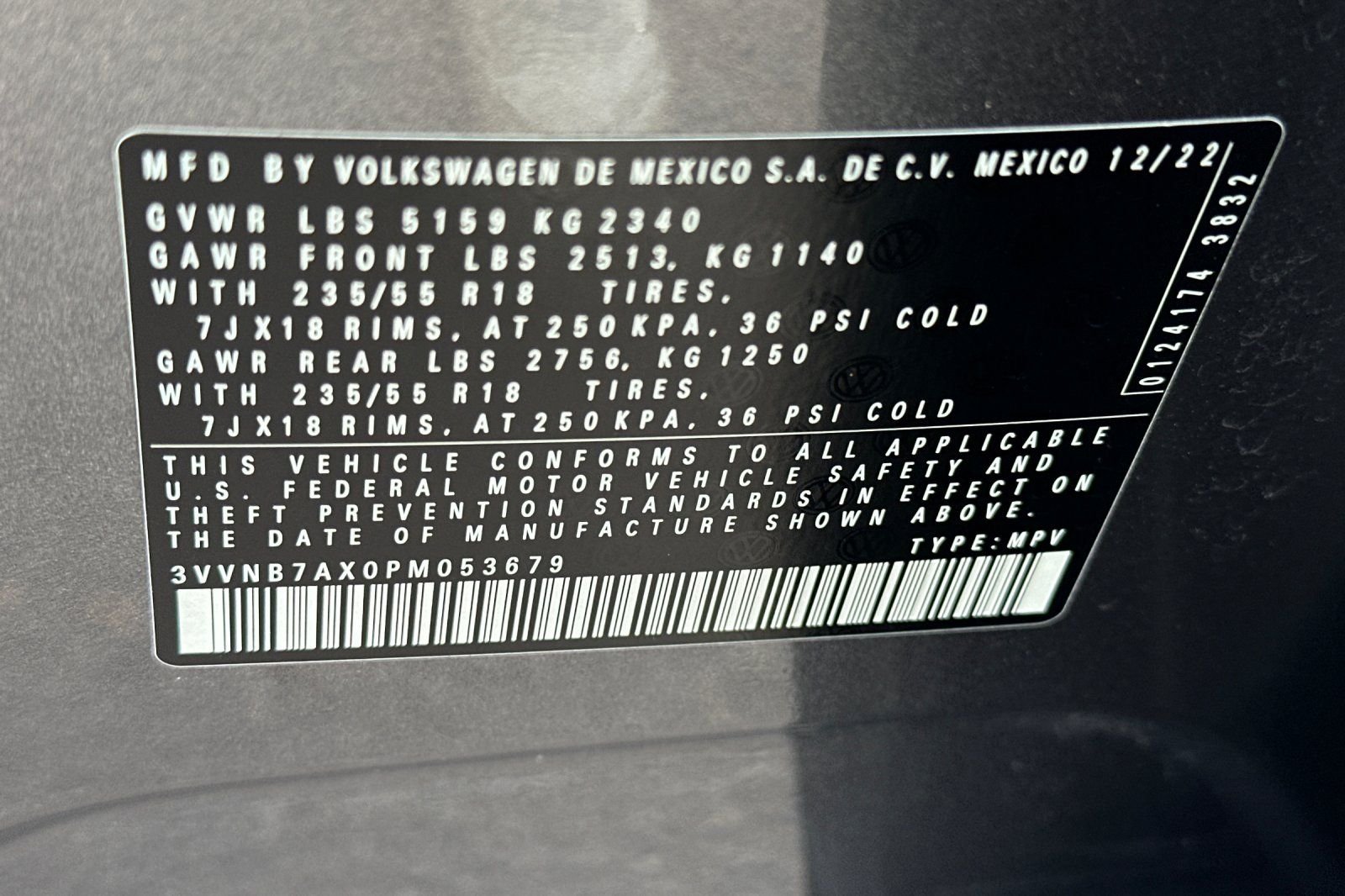 Certified Used 2023 Platinum Gray Metallic Volkswagen 2.0T SE image 29