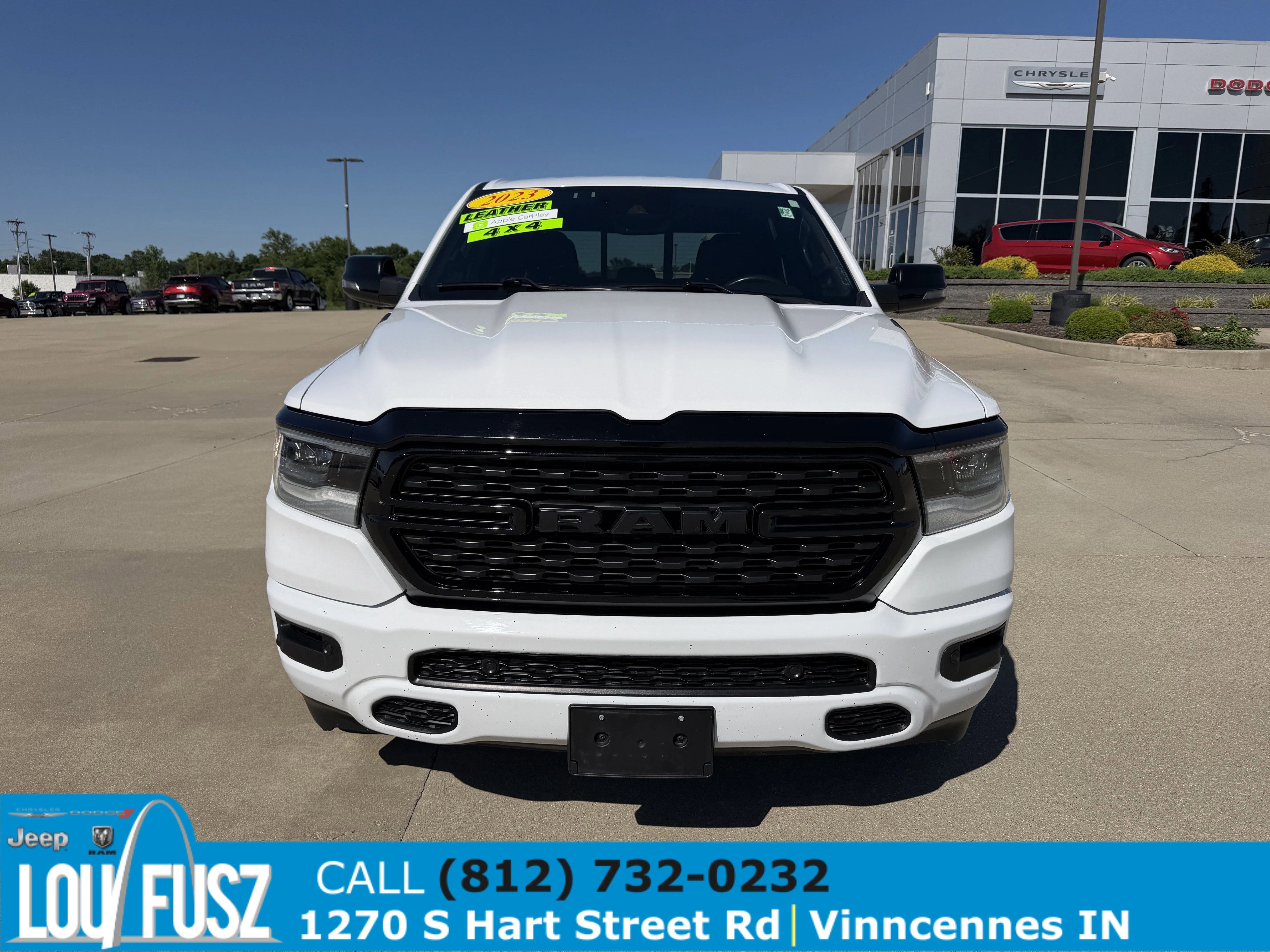 Used 2023 Bright White Clearcoat Ram Big Horn image 2