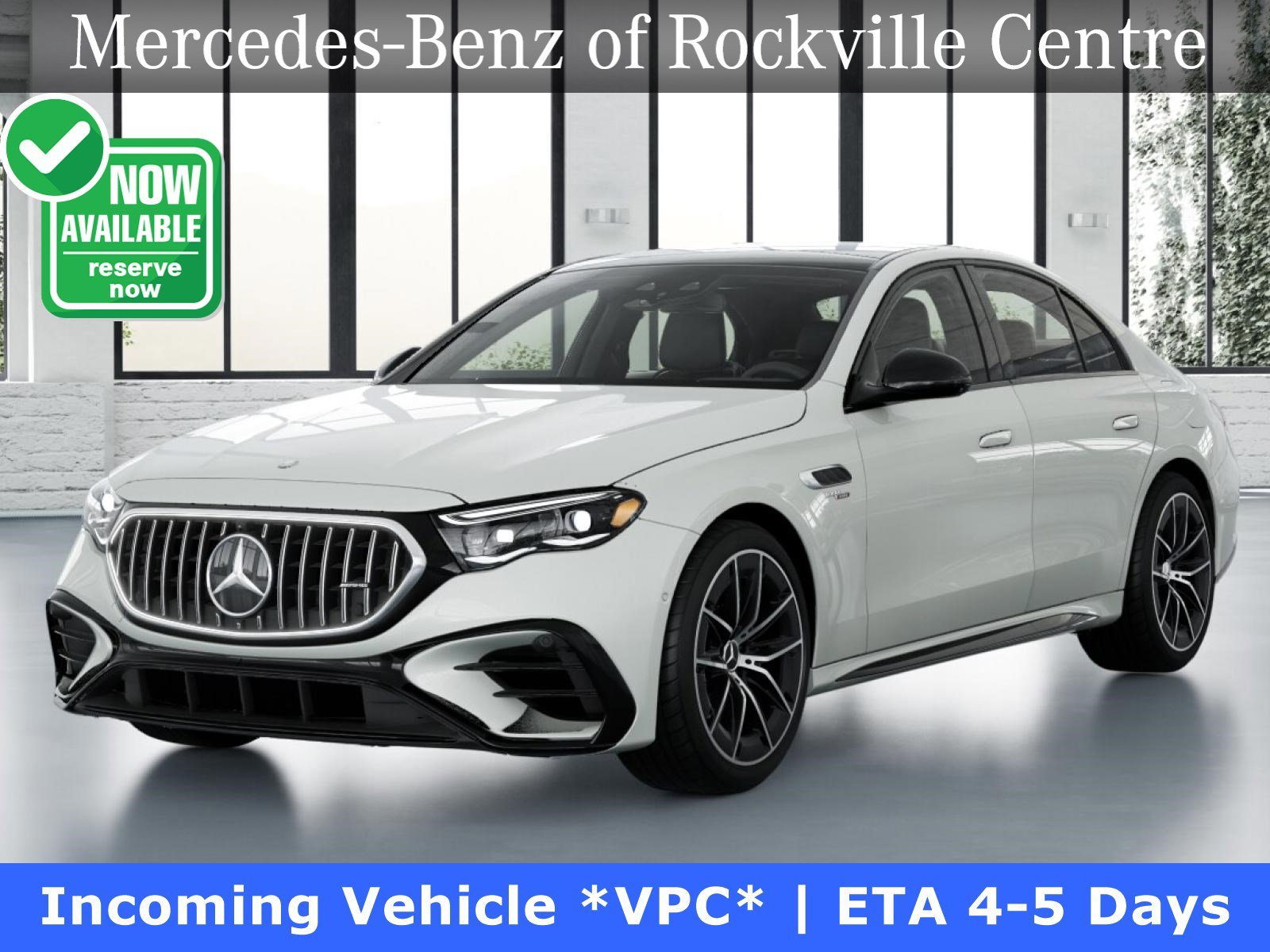 New 2026 MANUFAKTUR Moonlight White Metallic Mercedes-Benz AMG® E 53 E image 1