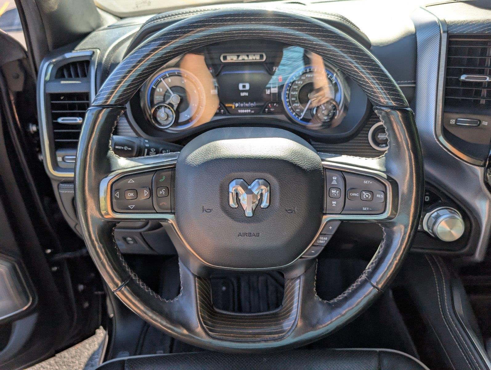 Used 2020 Diamond Black Crystal Pearlcoat Ram Limited image 19