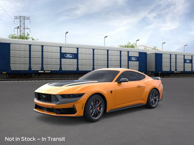 New 2026 Orange Fury Metallic Tri-coat Ford Dark Horse® Premium image 1