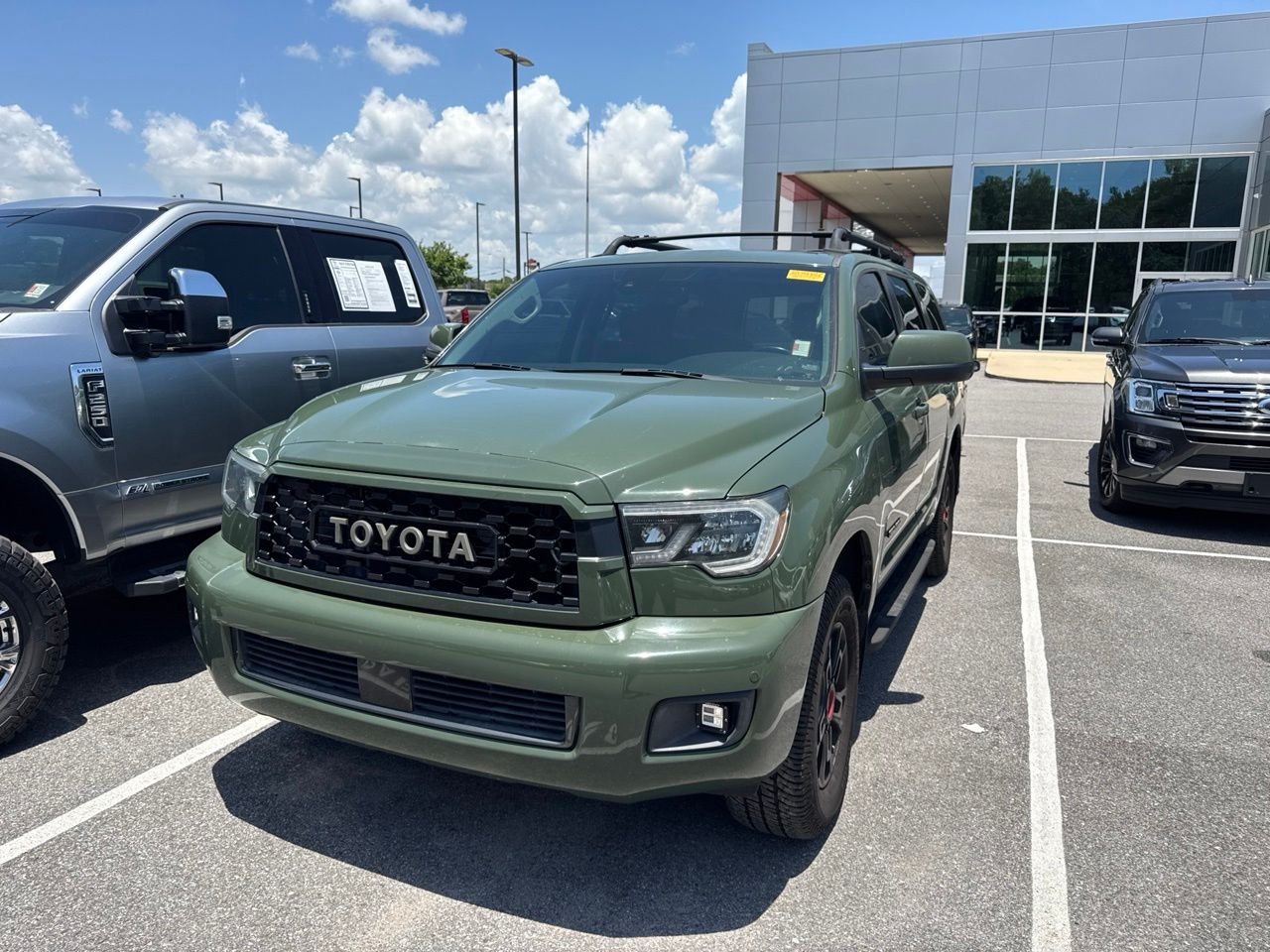 Used 2020 Green Toyota TRD Pro image 1