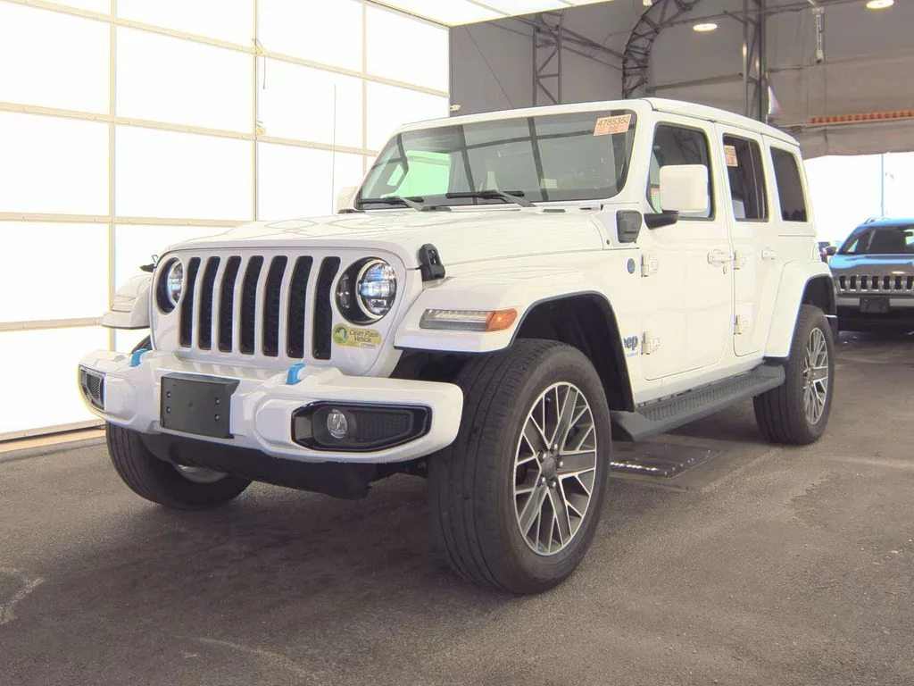 Used 2023 White Jeep Sahara 4xe image 1