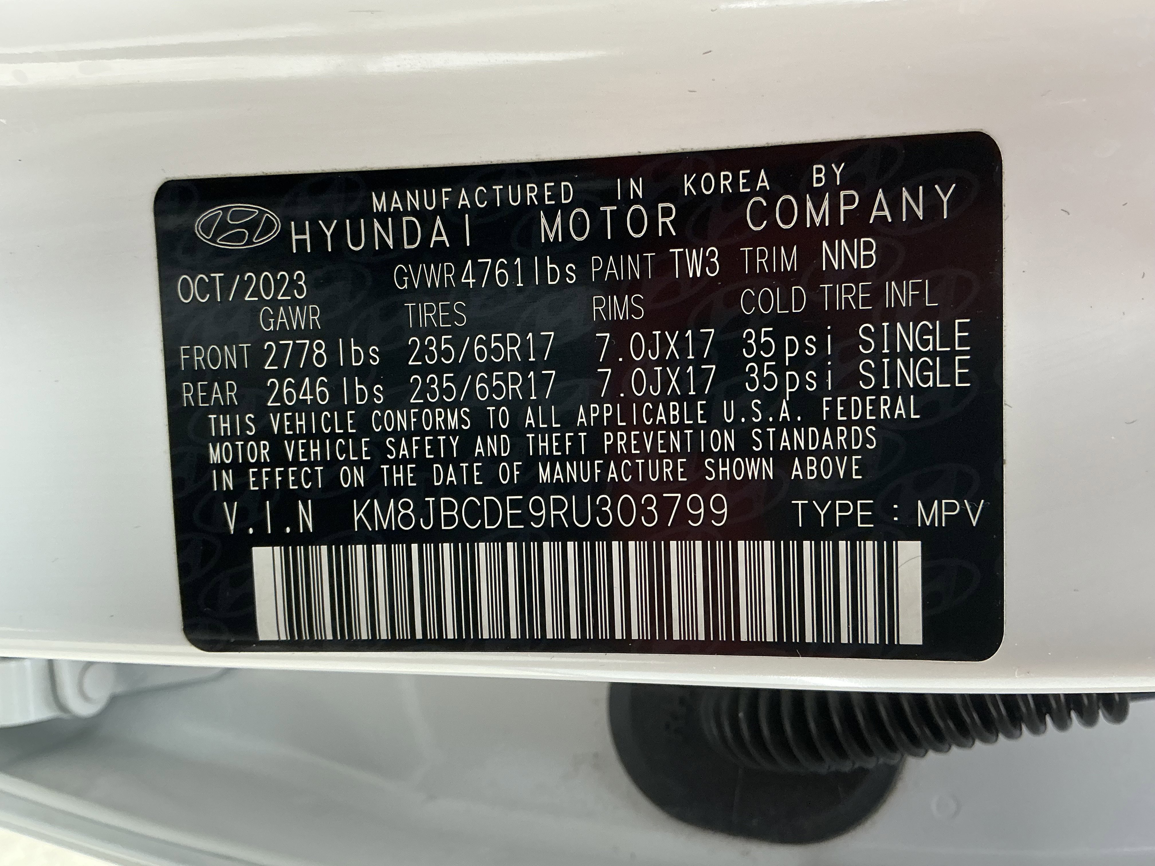 Certified Used 2024 White Pearl Hyundai SEL image 15
