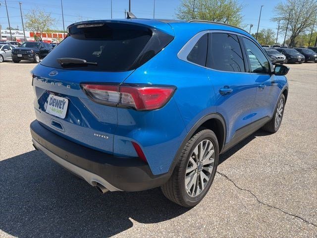 Used 2021 Blue Metallic Ford Titanium image 5