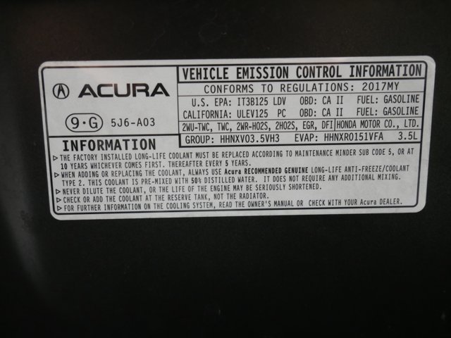 Used 2017 Crystal Black Pearl Acura FWD w/Technology Pkg image 34