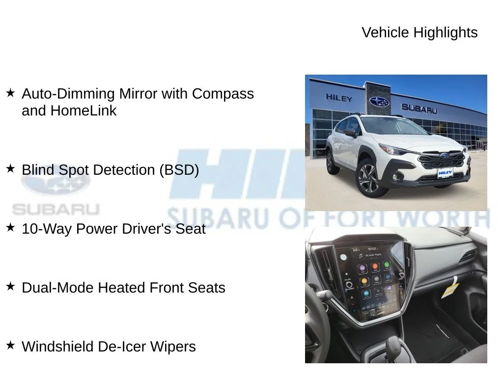 New 2026 CRYSTAL WHITE PEARL Subaru Premium image 10