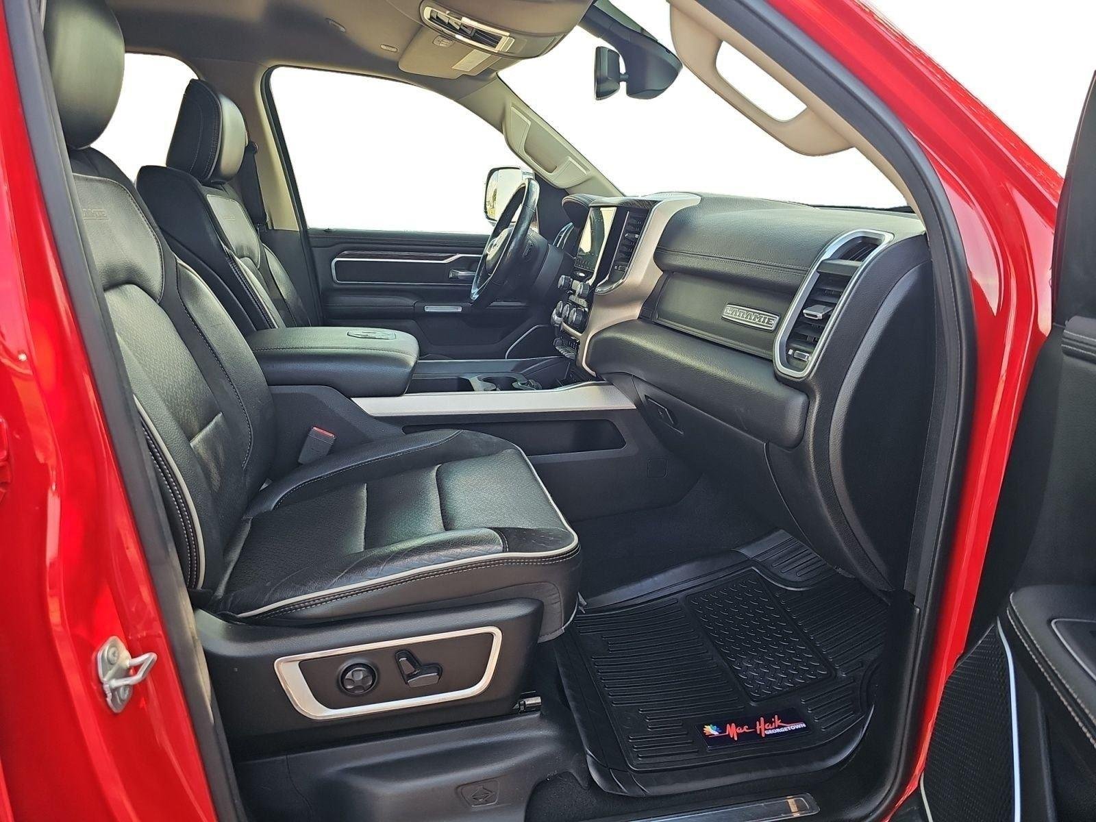 Used 2019 Flame Red Clearcoat Ram Laramie image 23