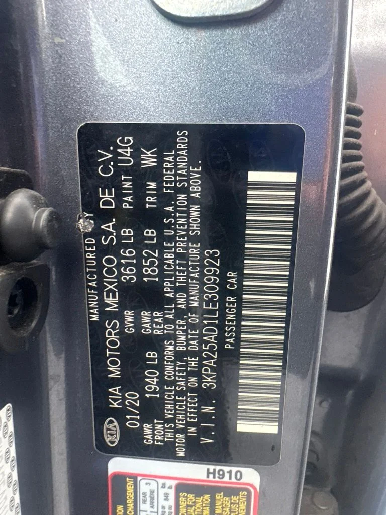 Used 2020 Phantom Gray Kia S image 4