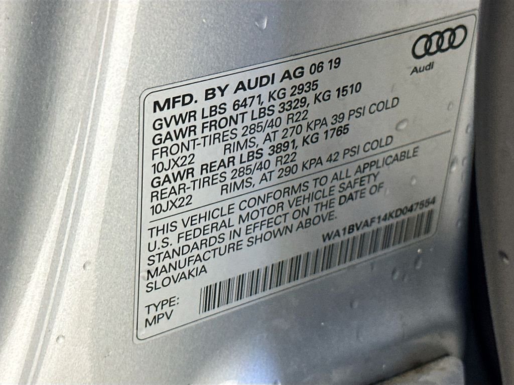 Used 2019 Silver Audi 3.0T Premium Plus image 33