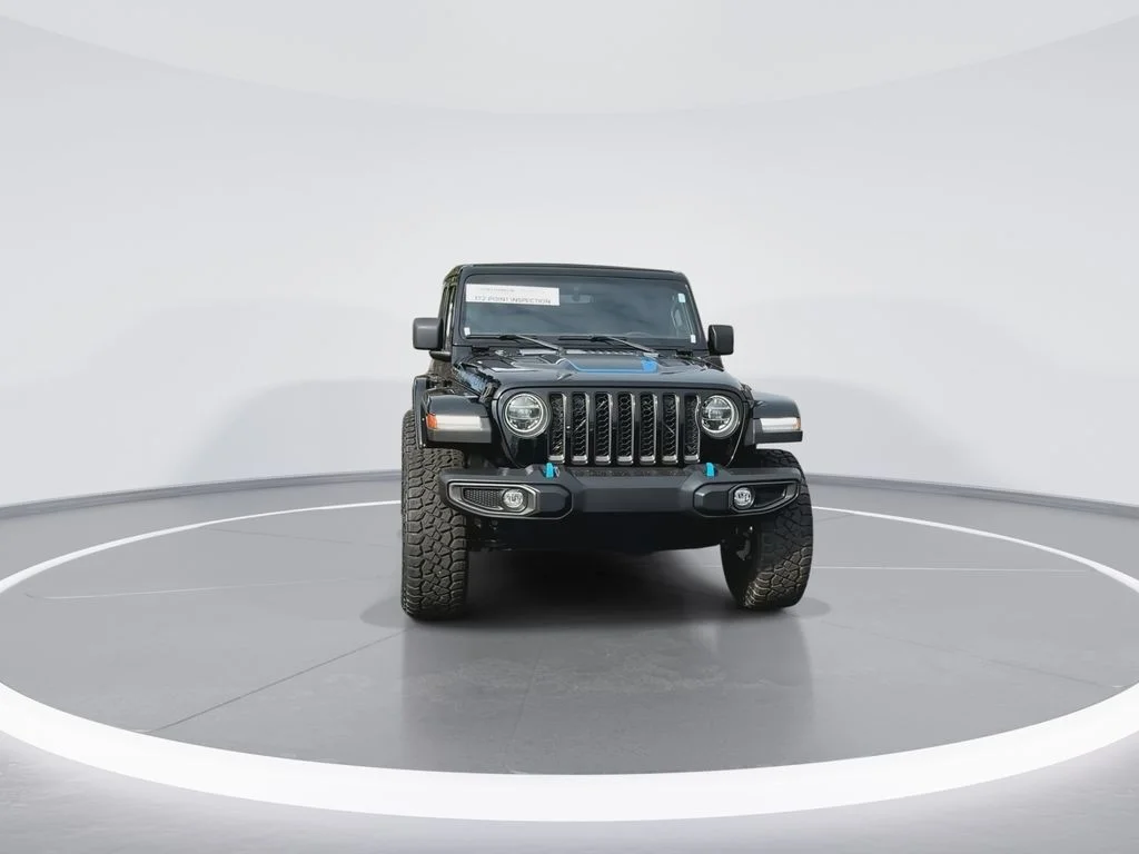 Used 2022 Black Jeep Unlimited Rubicon 4xe image 3