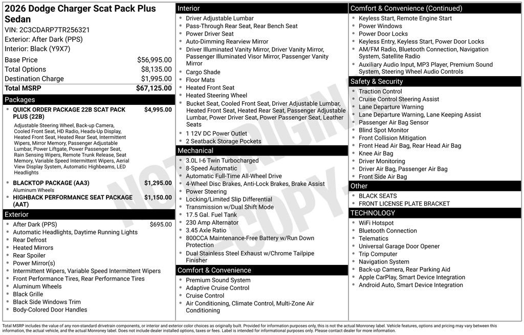 New 2026 After Dark Dodge Scat Pack Plus image 22