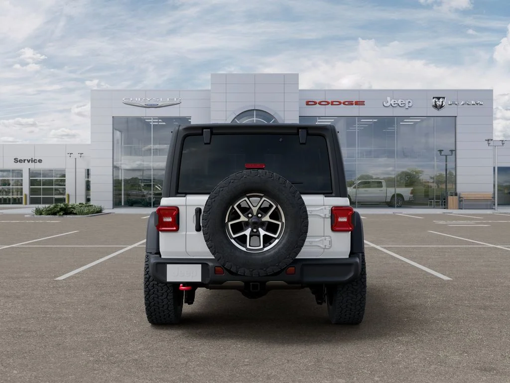 New 2026 Bright White Clear-Coat Exterior Paint Jeep Rubicon image 8