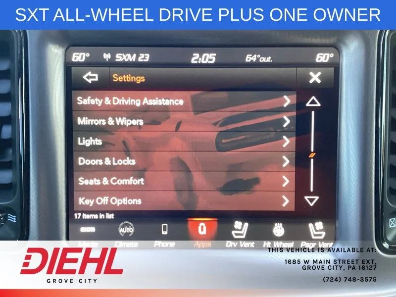 Used 2021 White Dodge SXT image 34
