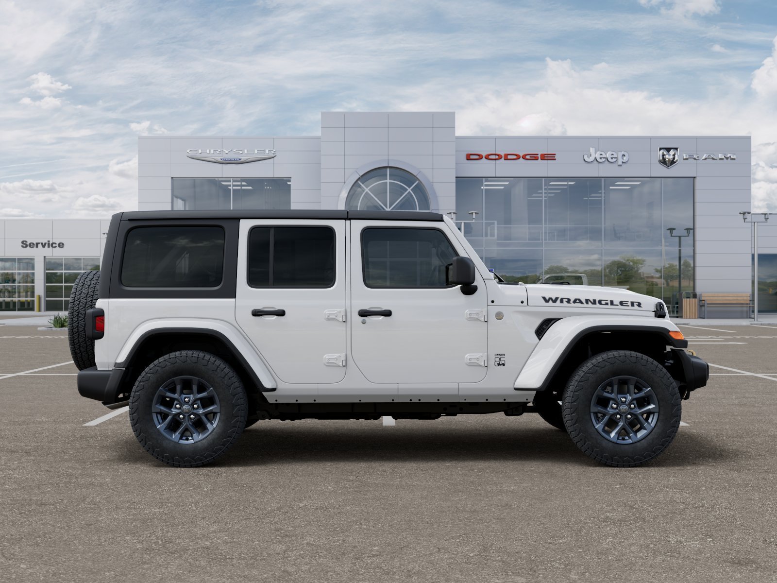 New 2026 Bright White Clear-Coat Exterior Paint Jeep 85th Anniversary Edition image 21