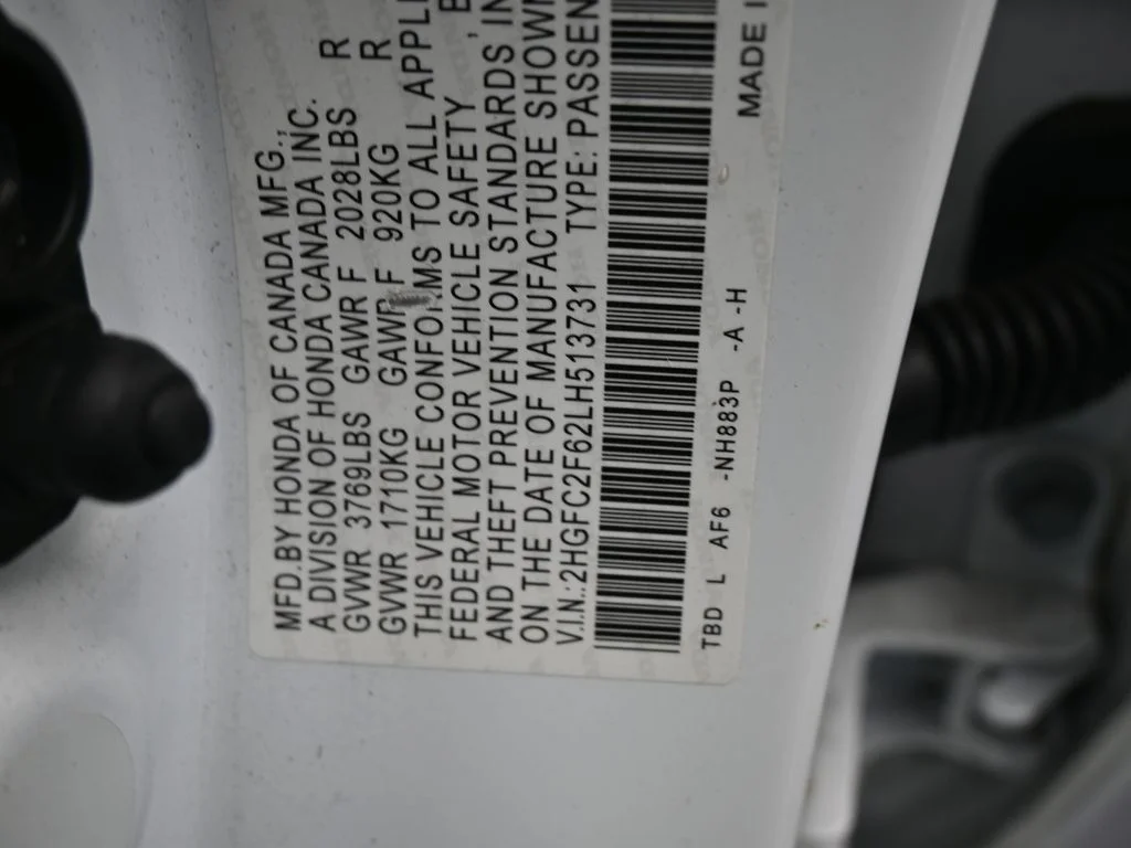 Used 2020 Platinum White Pearl Honda LX image 15