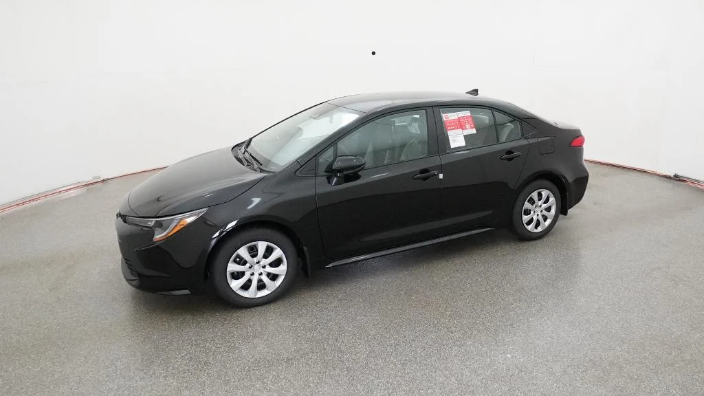 New 2026 Midnight Black Metallic Toyota LE image 5