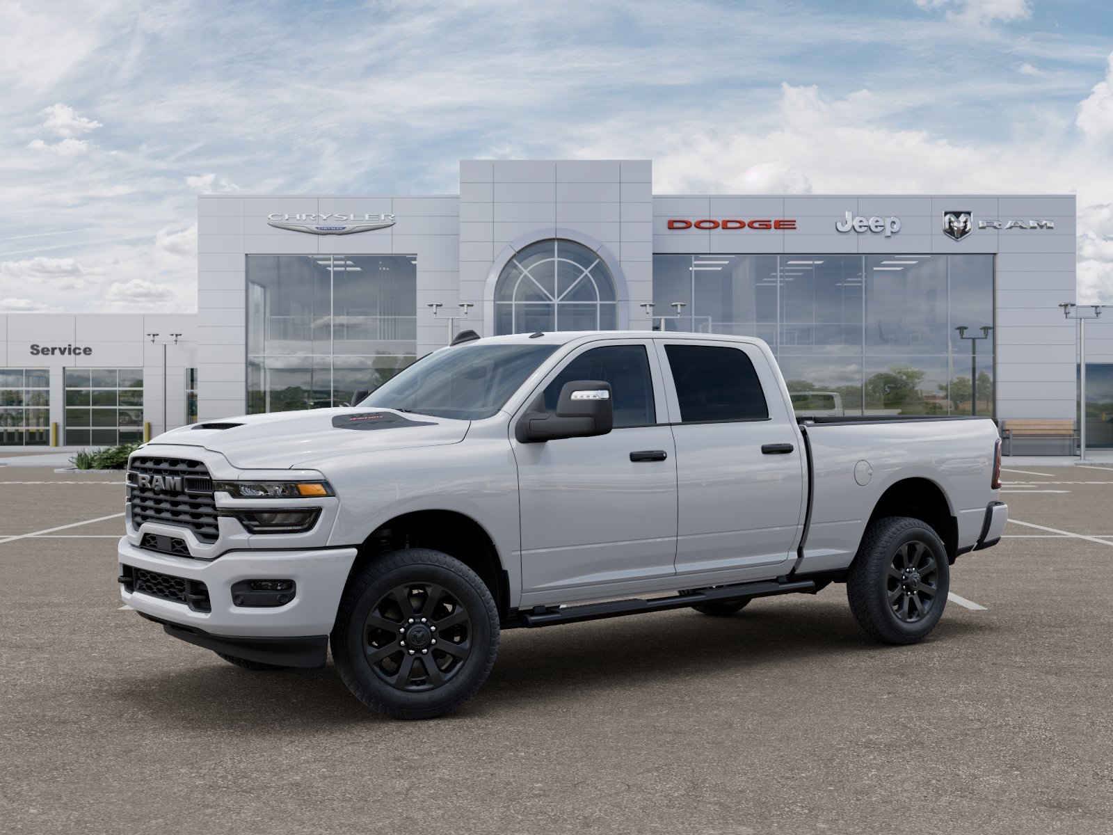 New 2026 Bright White Clear-Coat Exterior Paint RAM Tradesman image 2