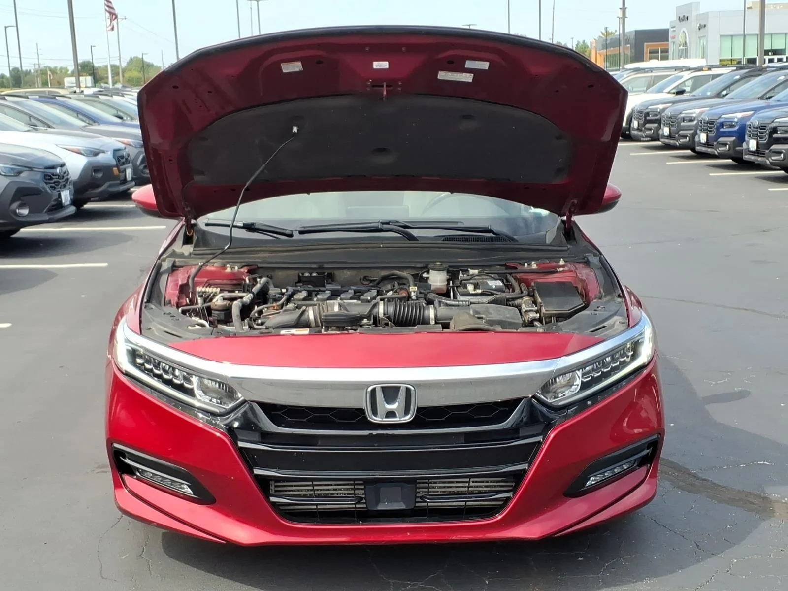 Used 2019 Radiant Red Metallic Honda EX-L image 32