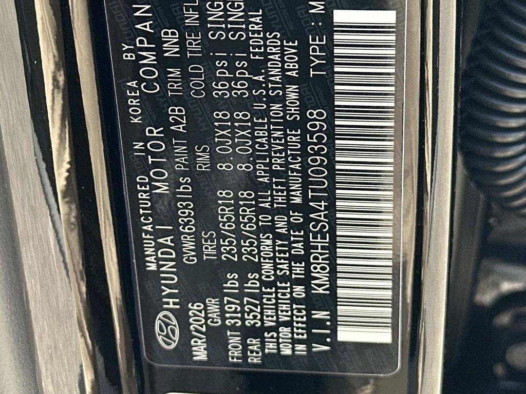 New 2026 Black Hyundai SEL Premium 8P image 31