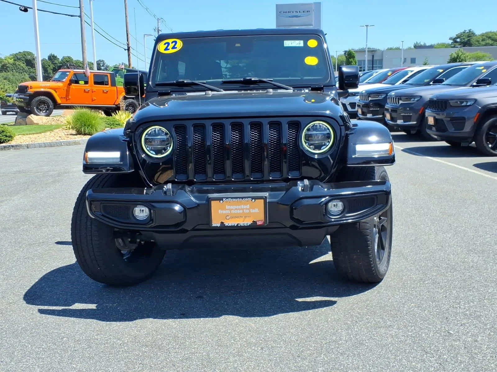 Certified Used 2022 Black Clearcoat Jeep Unlimited High Altitude image 3
