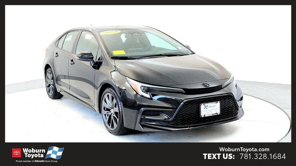Certified Used 2024 Black Toyota SE image 1