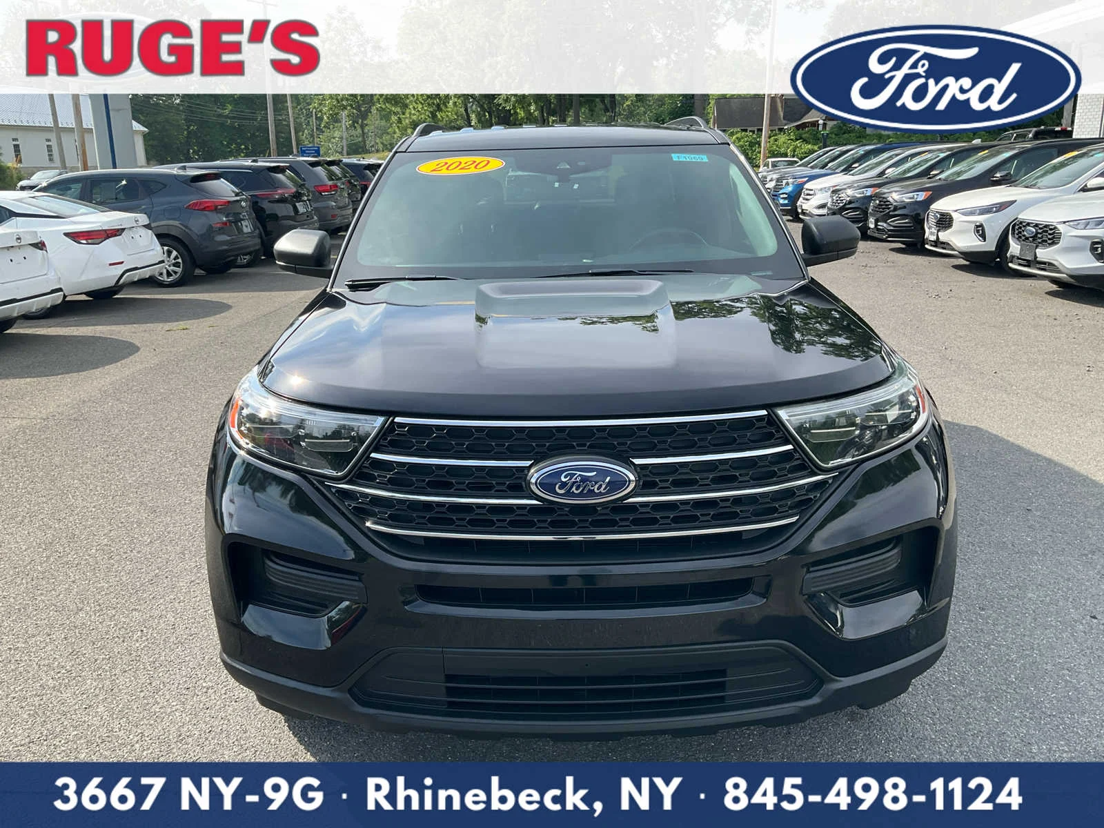 Used 2020 Agate Black Metallic Ford XLT image 8
