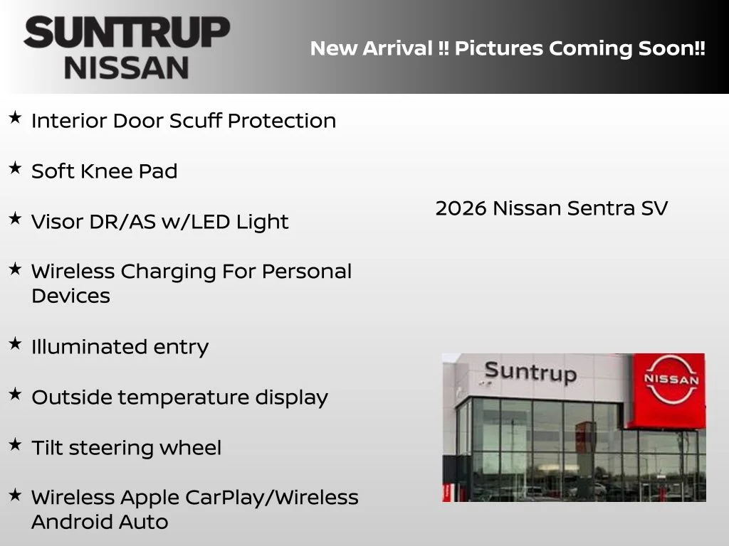 New 2026 Black Nissan SV image 7