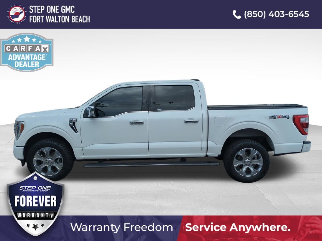 Used 2021 White Ford Platinum image 3