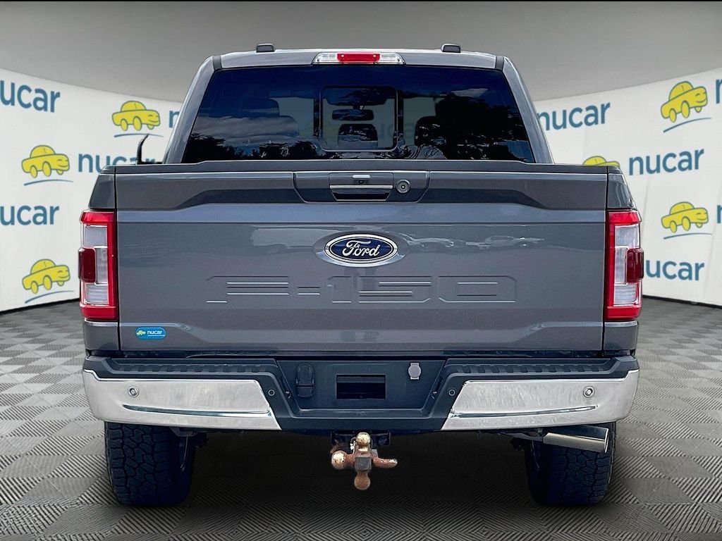 Used 2023 Carbonized Gray Metallic Ford Lariat image 5