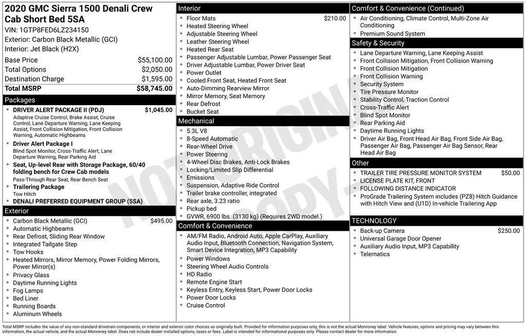2020 GMC Sierra 2WD Crew Cab Short Box Denali's photo