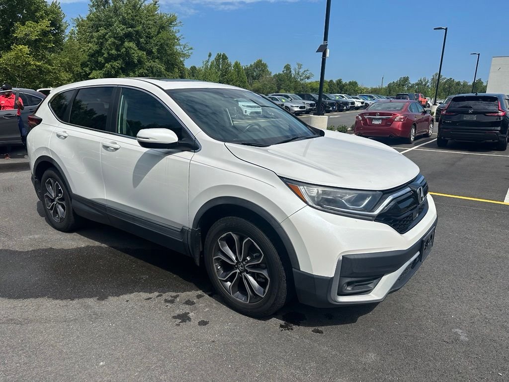 Used 2020 Platinum White Pearl Honda EX-L image 3