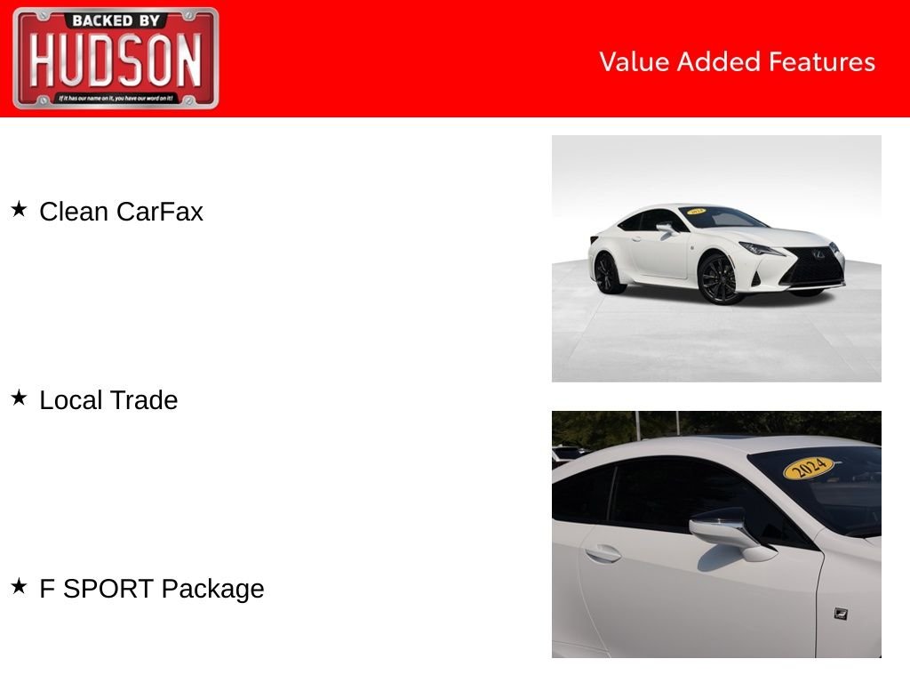 Used 2024 White Lexus 350 F Sport image 3