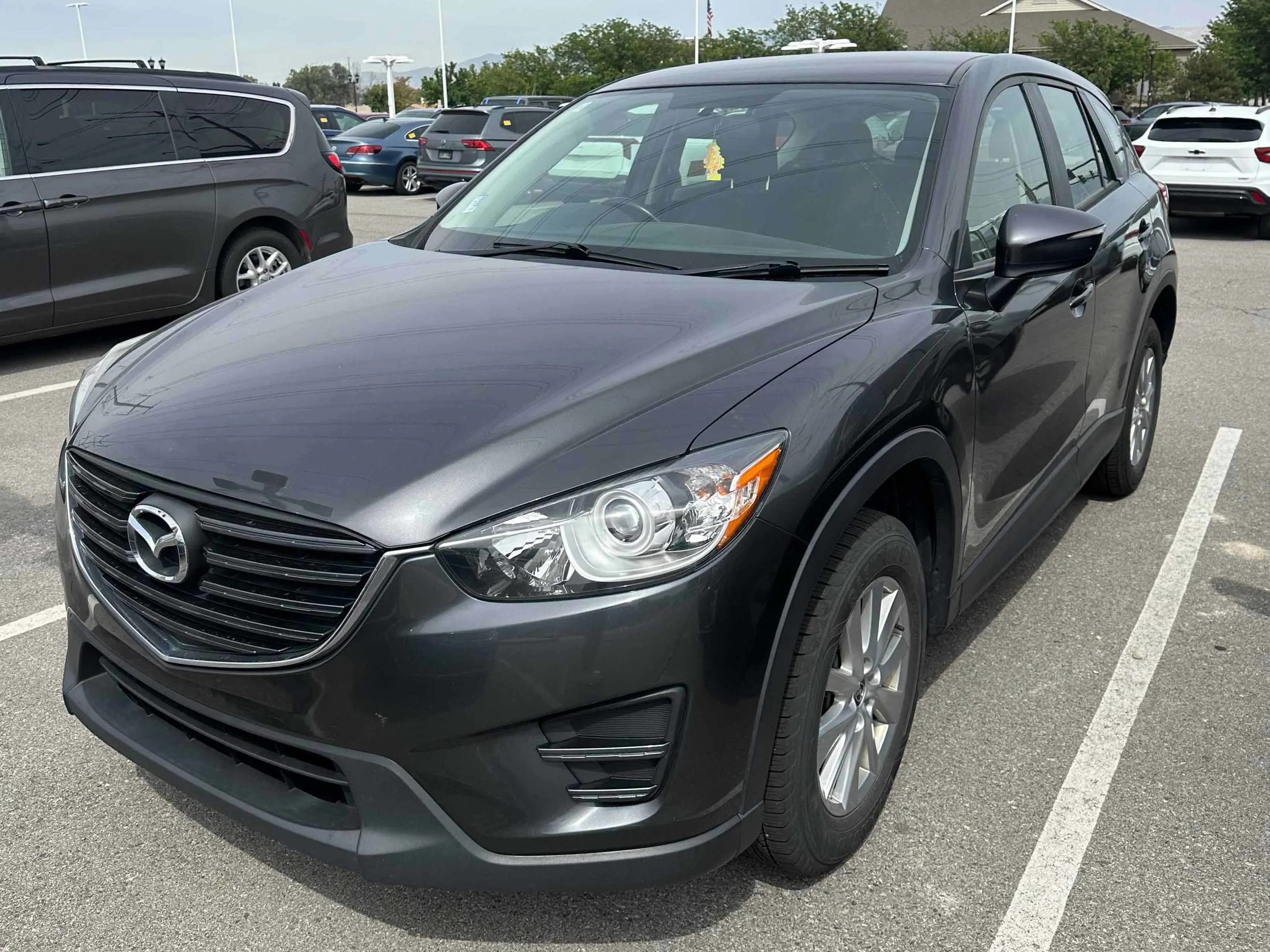 Used 2016 Meteor Gray Mica Mazda Sport image 1