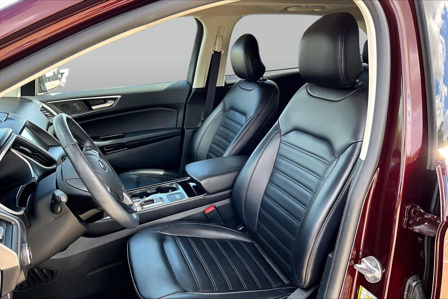 Used 2019 Burgundy Velvet Metallic Tinted Clearcoat Ford SEL image 8